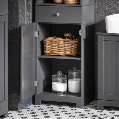 Meuble Colonne de Salle de Bain Armoire Rangement, BZR17-DG, SoBuy