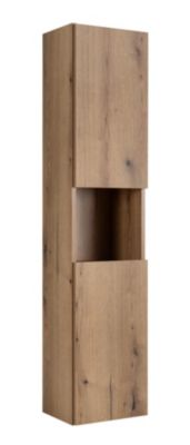 Meuble colonne de salle de bain à suspendre NOVA OAK 30 X 140 cm