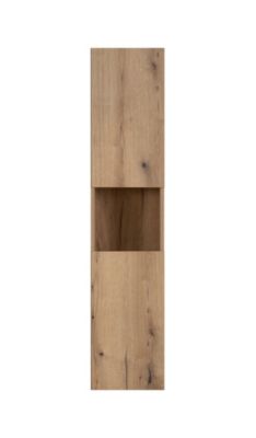 Meuble colonne de salle de bain à suspendre NOVA OAK 30 X 140 cm