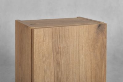 Meuble colonne de salle de bain à suspendre NOVA OAK 30 X 140 cm