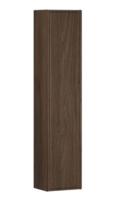 Meuble colonne de salle de bain suspendu TERRA VILLA noyer foncé 30 x 140 cm