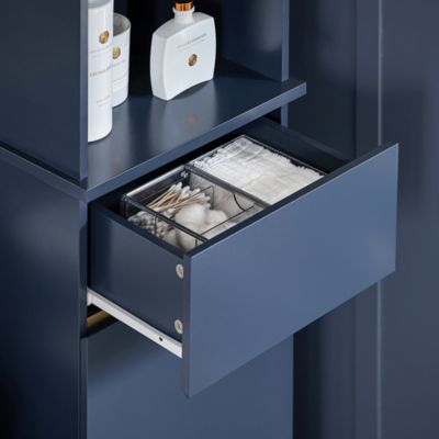 Meuble Colonne de salle de bains, Placard de Rangement, BZR112-B, SoBuy