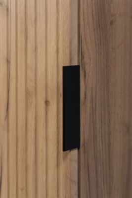 Meuble colonne suspendu de salle de bain FLOW chêne 35 x 136 cm