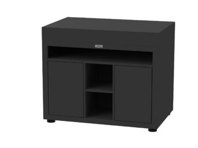 Meuble cuisine extérieure noir XL avec tablette 110 x 70 cm - Le Marquier