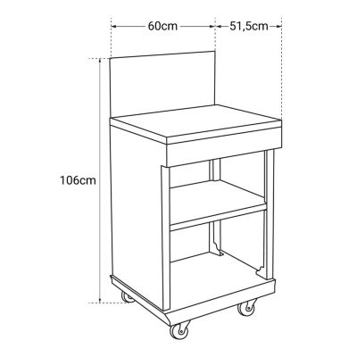 Meuble d'appoint DESSERTE FIDGI - COOK'IN GARDEN
