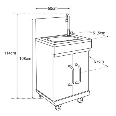 Meuble d'appoint EVIER FIDGI - COOK'IN GARDEN