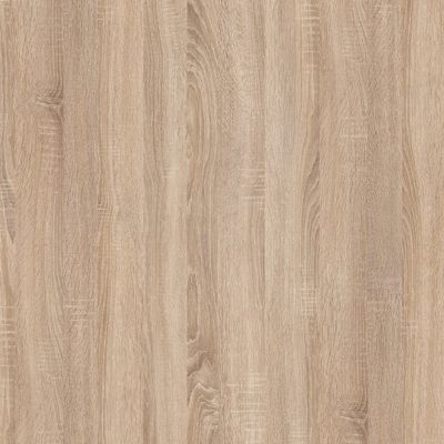 Meuble décor chêne oak Solo avec lave-mains et porte serviette intégré pour Robinet à droite - poignée noire