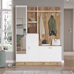 Meuble d'entrée design style scandinave ANKA