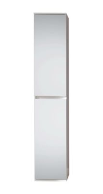 Meuble de chambre - Armoire avec 2 portes-miroirs en mélaminé. L-H-P : 37-191-34 cm.