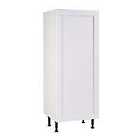 Meuble de cuisine Aldo blanc façade porte de réfrigérateur + caisson 1/2 colonne L. 60 cm