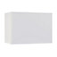 Meuble de cuisine Artic blanc mat façade 1 porte ouvrante sur hotte + caisson haut hotte L. 60 cm