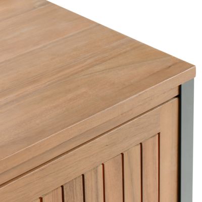 Meuble de cuisine d'extérieur IVREA Marron Bois d'acacia certifié