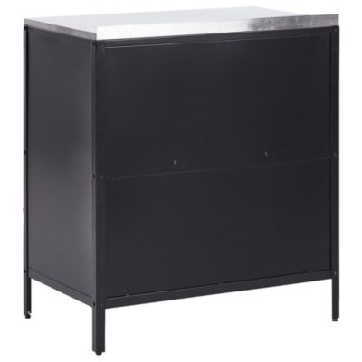 Meuble de cuisine d'extérieur VILAMA Noir Métal