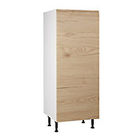 Meuble de cuisine Epura bois façade porte de réfrigérateur + caisson 1/2 colonne L. 60 cm