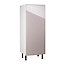 Meuble de cuisine Epura brume façade porte de réfrigérateur + caisson 1/2 colonne L. 60 cm