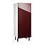Meuble de cuisine Gossip marsala façade porte de réfrigérateur + caisson 1/2 colonne L. 60 cm