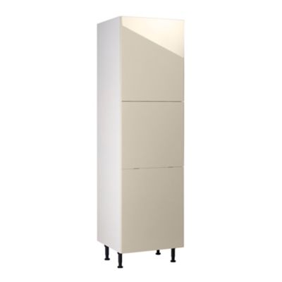 Meuble de cuisine Gossip sable façades 3 portes + caisson colonne L. 60 cm | Castorama