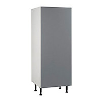 Meuble de cuisine Ice violine façade porte de réfrigérateur + caisson 1/2 colonne L. 60 cm