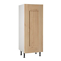 Meuble de cuisine Kadral bois façade porte de réfrigérateur + caisson 1/2 colonne L. 60 cm