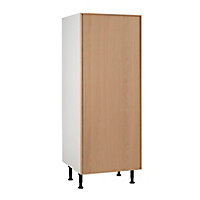 Meuble de cuisine Kontour chêne clair façade porte de réfrigérateur + caisson 1/2 colonne L.60 cm