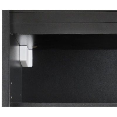 Meuble de Cuisine Noir L 40 cm H 72 cm - L 40 x l 35 x H 72 cm