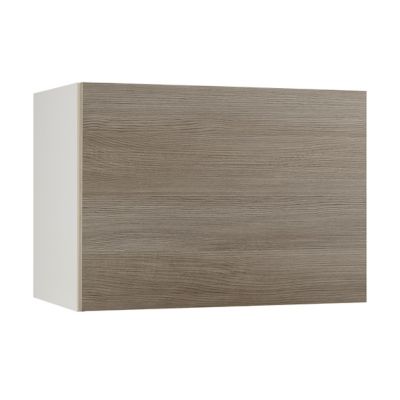 Meuble de cuisine Unik gris façade 1 porte glissante sur ...