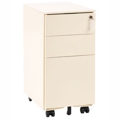 Meuble de rangement BOLSENA Métal Beige clair