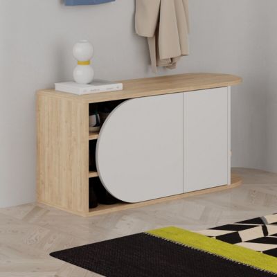 Meuble de rangement chaussures 2 portes L104 cm - NOVA