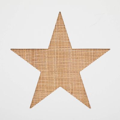 Meuble de rangement enfant Étoile - bois - blanc - 65x79 cm - Atmosphera
