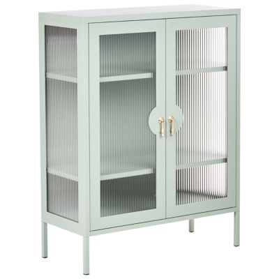 Meuble de rangement GLEORA Métal Vert menthe