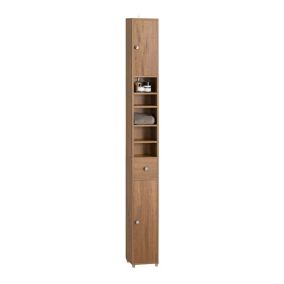 Meuble de Rangement Meuble Colonne Armoire de Toilette, BZR34-PF, SoBuy