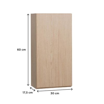 Meuble de rangement - Meuble haut 1 porte - Faible profondeur