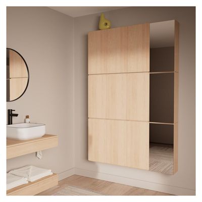 Meuble de rangement - Meuble haut 1 porte - Faible profondeur