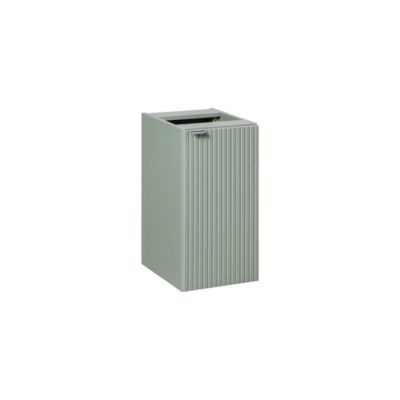 Meuble de rangement salle de bain ELVINA  1 porte  H57 cm  Vert sauge pastel  Suspendu