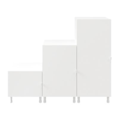 Escalier Cube de rangement hauteur 200 cm Blanc