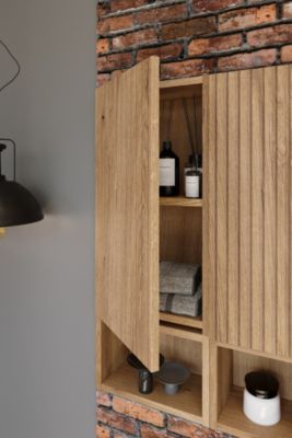 Meuble de rangement suspendu 30 x 57 cm NOVA chêne Coast Evoke