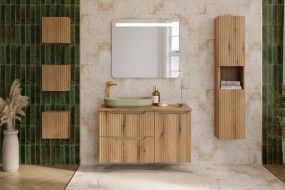 Meuble de rangement suspendu 30 x 57 cm NOVA chêne Coast Evoke