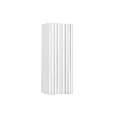 Meuble de rangement VANO  1 porte  Blanc alpin  L20 x P18 x H57 cm  Meuble suspendu