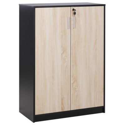 Meuble de rangement ZEHNA Marron/noir