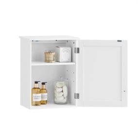 Meuble de Rangementde Salle de Bain Armoire Suspendue, BZR19-W, SoBuy