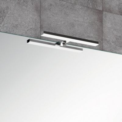 Meuble de salle de bain 100cm simple vasque - 2 tiroirs - BALEA - hibernian (bois blanchi)