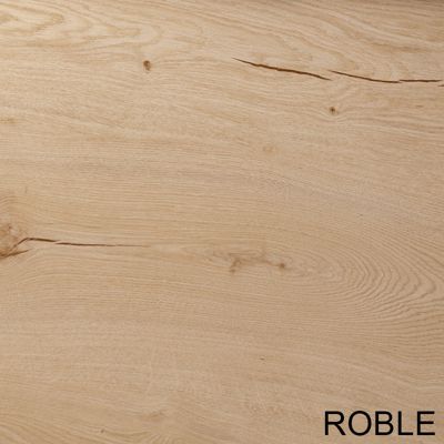 Meuble de salle de bain 120cm double vasque - 2 façades et 4 tiroirs - ALBA - noir/roble