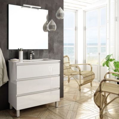meuble-de-salle-de-bain-60cm-simple-vasque-3-tiroirs-palma-blanc