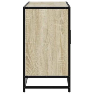 Meuble de salle de bain avec lavabo Chêne Sonoma 80 x 33 x 60 cm Bois d'ingénierie vidaXL