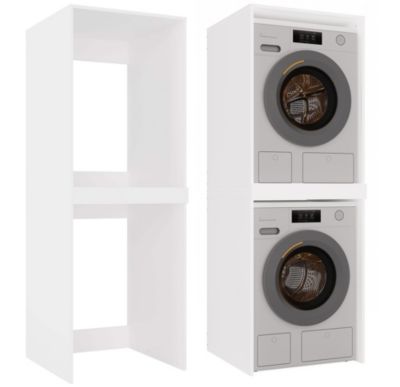 Meuble de salle de bain, blanc, 64 x 180 x 64 cm