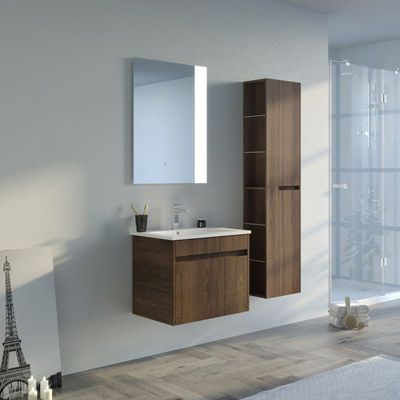 Meuble de salle de bain BOVALINO 600 Chêne Foncé