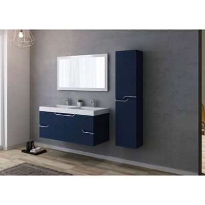 Meuble de salle de bain CALABRO 1200 Bleu saphir