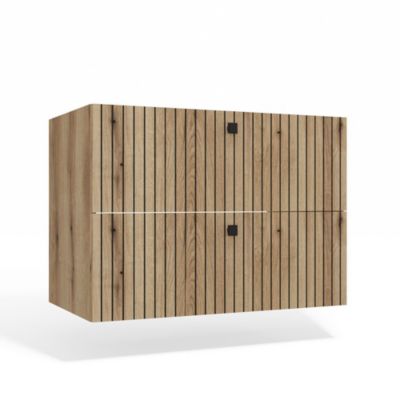 Meuble de salle de bain, chêne Evoke, 80 x 57 x 45 cm