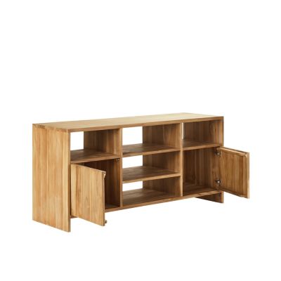 Meuble de salle de bain en teck massif 160 cm