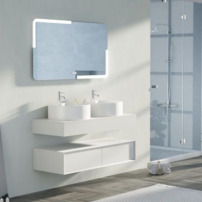 Meuble de salle de bain FABRIANO 1200 Blanc mat